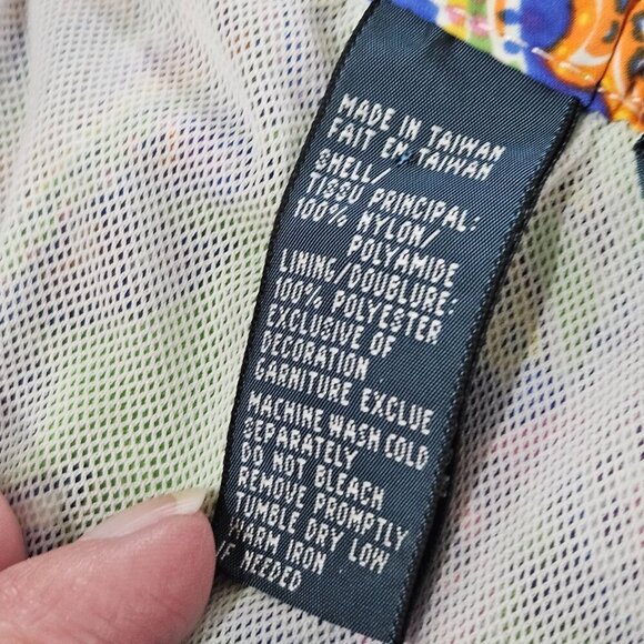 Polo Ralph Lauren Mens XL Paisley Print Swim Shorts Trunks Purple - Picture 6 of 10